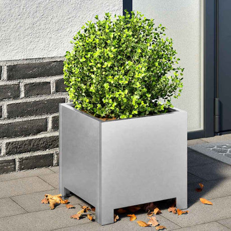 Jardinière Vidaxx 30x30x30 cm en acier galvanisé