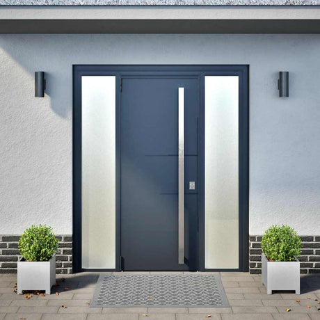 Vidaxx jardinières 2 pcs 30x30x30 cm acier galvanisé