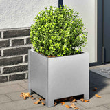 Vidaxx jardinières 2 pcs 30x30x30 cm acier galvanisé