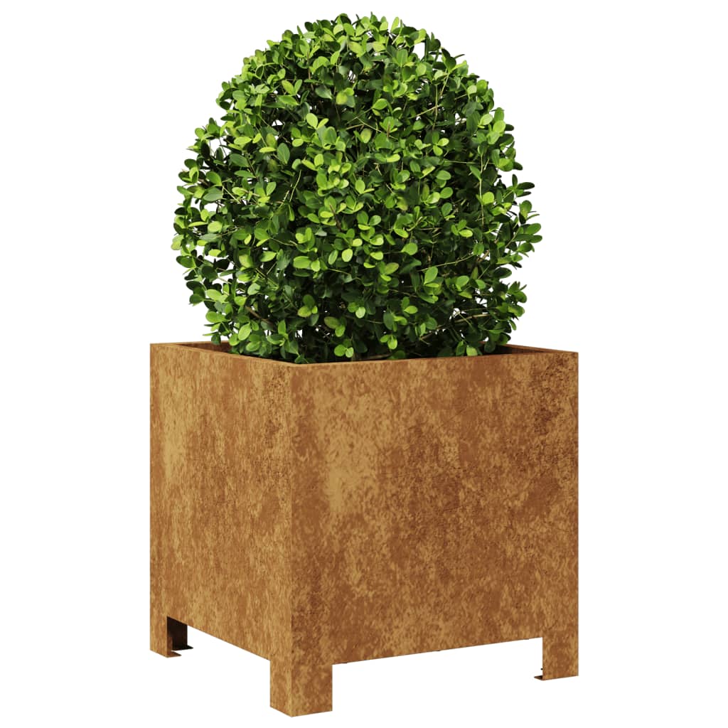 Jardinière Vidaxx 30x30x30 cm acier résistant aux intempéries