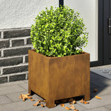 Jardinière Vidaxx 30x30x30 cm acier résistant aux intempéries