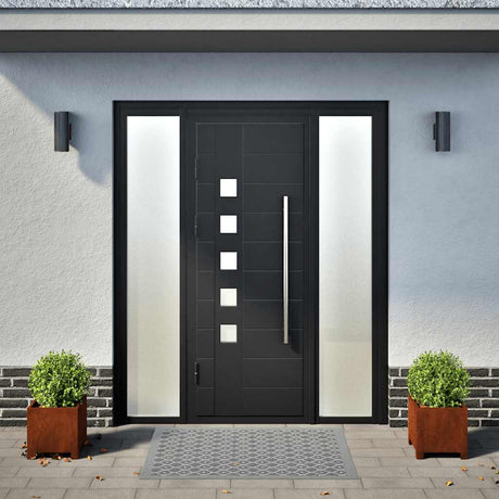 Vidaxx jardinières 2 pcs 30x30x30 cm acier résistant aux intempéries