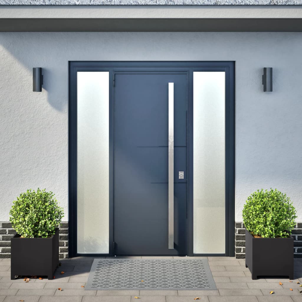 Vidaxx jardinières 2 pcs 40x40x40 cm acier noir