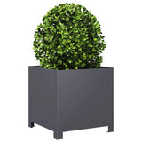 Vidaxx jardinière 40x40x40 cm acier anthracite