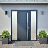 Vidaxx jardinières 2 pcs 40x40x40 cm acier anthracite