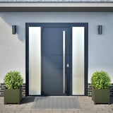 Vidaxx jardinières 2 pcs 40x40x40 cm acier vert olive