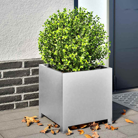 Vidaxx jardinières 2 pcs 40x40x40 cm acier galvanisé