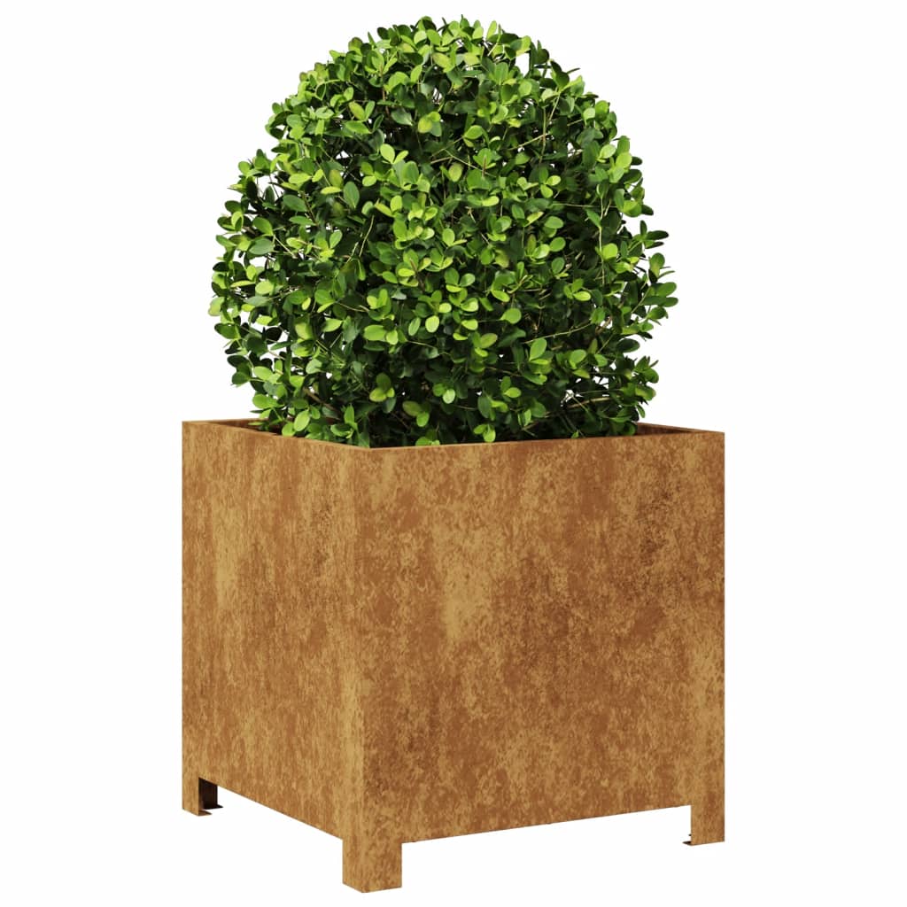 Jardinière Vidaxx 40x40x40 cm acier résistant aux intempéries