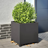 Vidaxx jardinière 50x50x50 cm acier noir