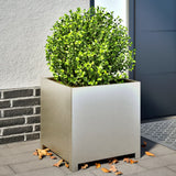Jardinière Vidaxx 50x50x50 cm acier inoxydable