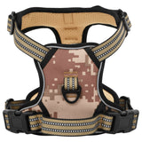 VidaXL harnais pour chien bandes réfléchissantes réglables en marron camouflage