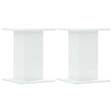 Vidaxx supports d'enceintes 2 pcs 30x30x40 cm bois traité blanc