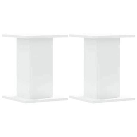 Vidaxx supports d'enceintes 2 pcs 30x30x40 cm bois traité blanc