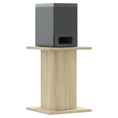 VidaXL Supports d'enceintes 2 pcs 30x30x40 cm bois d'ingénierie chêne sonoma