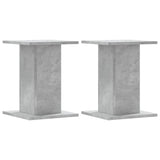 Vidaxl Speaker Stands 2 PC 30x30x40 cm Betongrijs elaborato