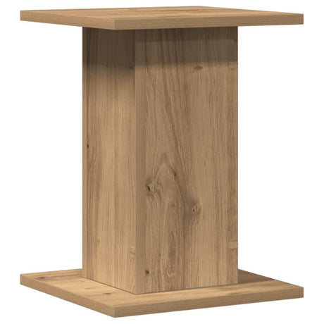 VidaXL supports d'enceintes 2 pcs 30x30x40 cm bois, couleur chêne artisanal