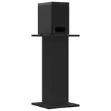 VidaXL speaker stands 2 pcs 30x30x60 cm processed wood black