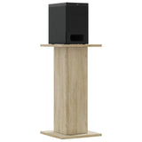 VidaXL supports d'enceintes 2 pcs 30x30x60 cm bois traité chêne sonoma