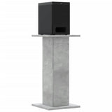 VidaXL supports d'enceintes 2 pcs 30x30x60 cm bois d'ingénierie béton gris