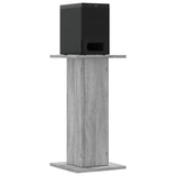 VidaXL supports d'enceintes 2 pcs 30x30x60 cm bois traité gris sonoma