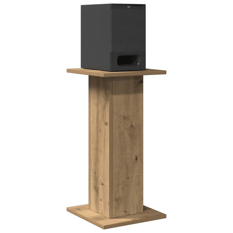VidaXL supports d'enceintes 2 pcs 30x30x60 cm bois, couleur chêne artisanal
