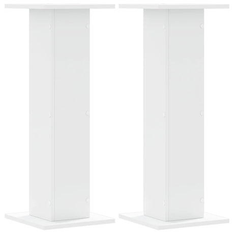 Vidaxx supports d'enceintes 2 pcs 30x30x80 cm bois traité blanc
