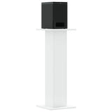 Vidaxx supports d'enceintes 2 pcs 30x30x80 cm bois traité blanc