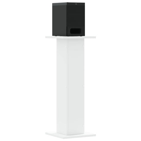 Vidaxx supports d'enceintes 2 pcs 30x30x80 cm bois traité blanc
