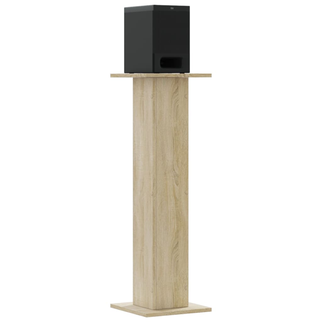 Vidaxx supports d'enceintes 2 pcs 30x30x95 cm bois d'ingénierie chêne sonoma
