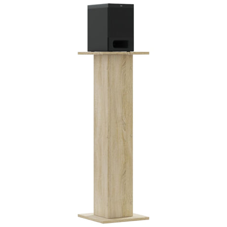 Vidaxx supports d'enceintes 2 pcs 30x30x95 cm bois d'ingénierie chêne sonoma