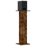 VidaXL Supports d'enceintes 2 pcs 30x30x95 cm bois traité chêne fumé