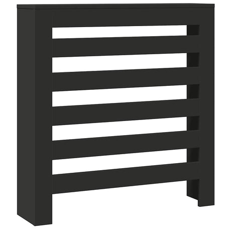Vidaxx boîtier de radiateur 78x20x82 cm bois fini noir