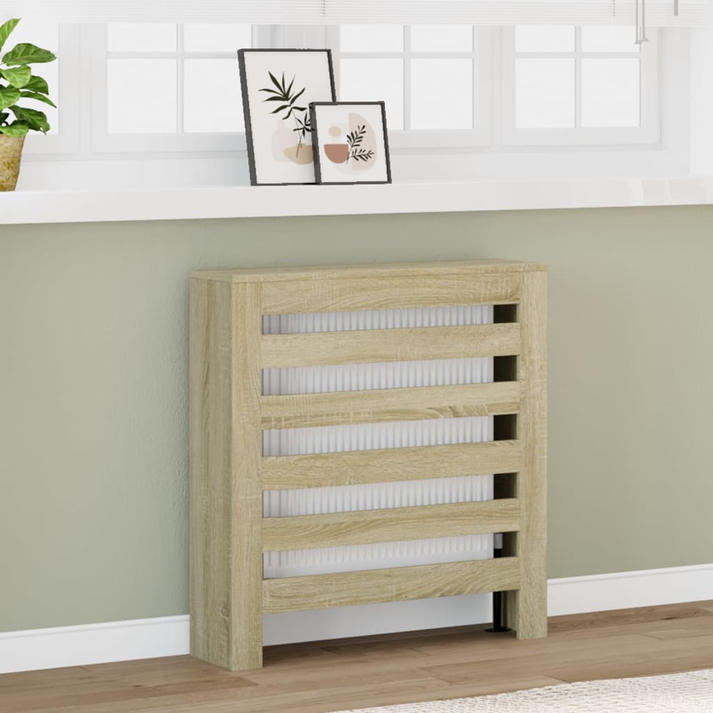 Vidaxl Radiatorom Construction 78x20x82 cm Behandlet tre Sonoma Oak -farget