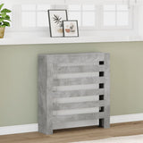 Vidaxx caisson de radiateur 78x20x82 cm bois d'ingénierie béton gris