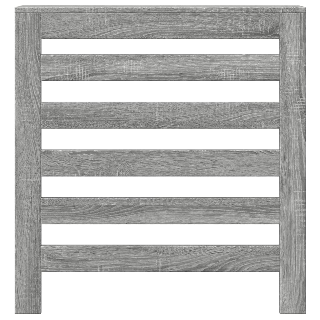 Vidaxx caisson de radiateur 78x20x82 cm bois d'ingénierie gris couleur chêne sonoma