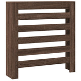 Vidaxx caisson de radiateur 78x20x82 cm bois d'ingénierie, chêne brun