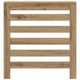 Caisson de radiateur Vidaxx 78x20x82 cm en bois ouvragé, coloris chêne artisanal
