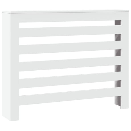 VidaXL Caisson de radiateur 104x20x82 cm bois d'ingénierie blanc