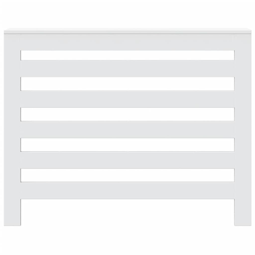 VidaXL Caisson de radiateur 104x20x82 cm bois d'ingénierie blanc