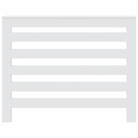 VidaXL Caisson de radiateur 104x20x82 cm bois d'ingénierie blanc