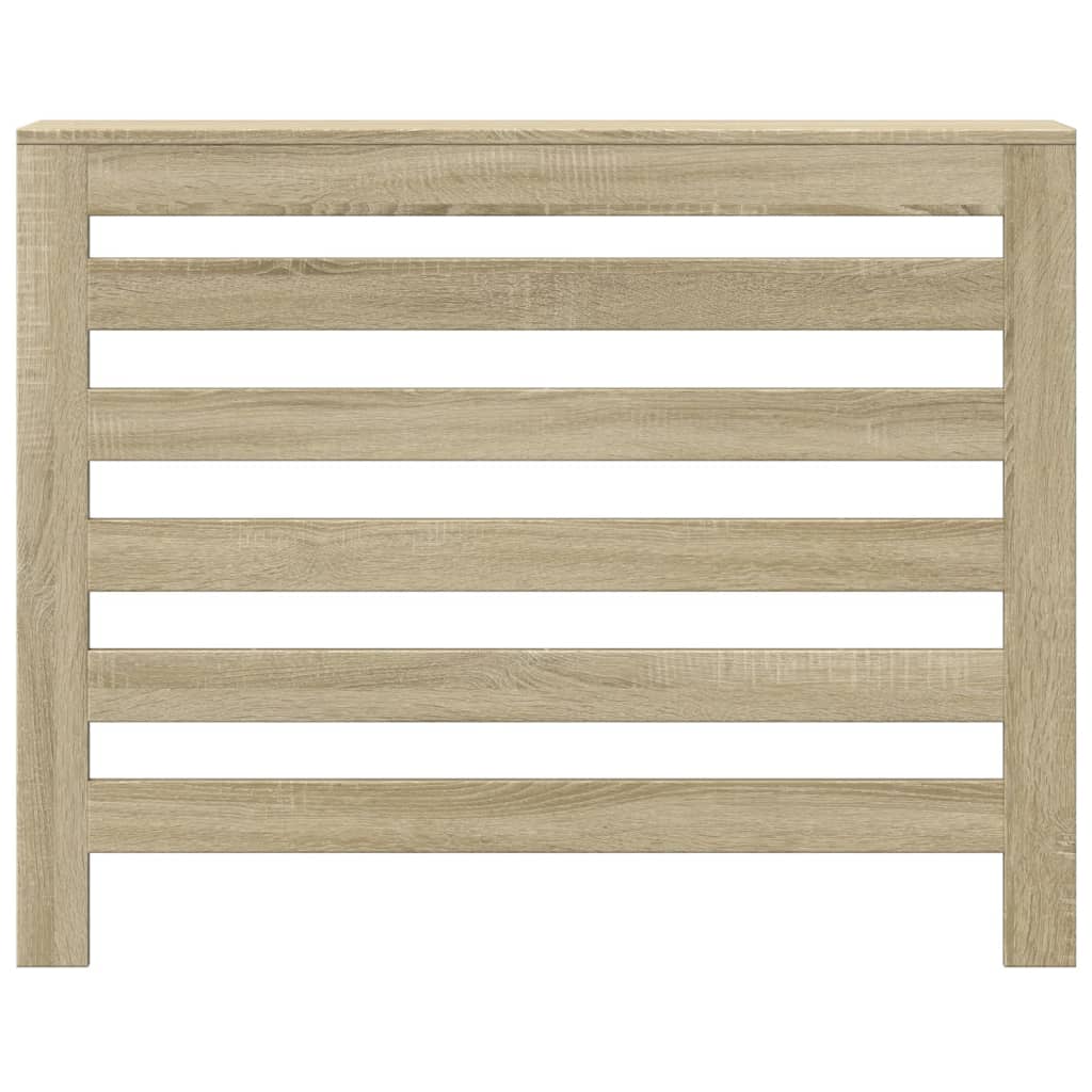 VIDAXL -Radiatorkonstruktion 104x20x82 cm verarbeitetes Holz Sonoma Eiche gefärbt