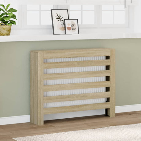 Vidaxx caisson de radiateur 104x20x82 cm en dérivé du bois couleur chêne sonoma