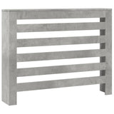 Vidaxx caisson de radiateur 104x20x82 cm bois d'ingénierie béton gris