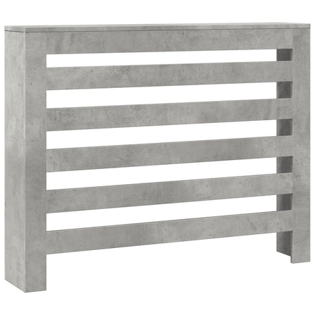 Vidaxx caisson de radiateur 104x20x82 cm bois d'ingénierie béton gris