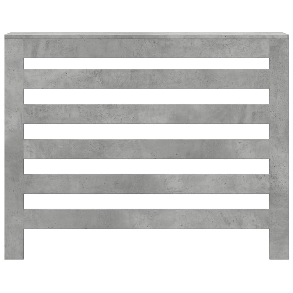 Vidaxx caisson de radiateur 104x20x82 cm bois d'ingénierie béton gris