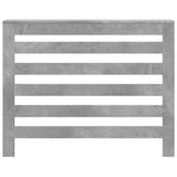 Vidaxx caisson de radiateur 104x20x82 cm bois d'ingénierie béton gris