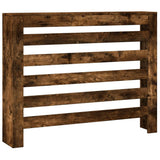 VidaXL Caisson de radiateur 104x20x82 cm bois d'ingénierie, chêne fumé