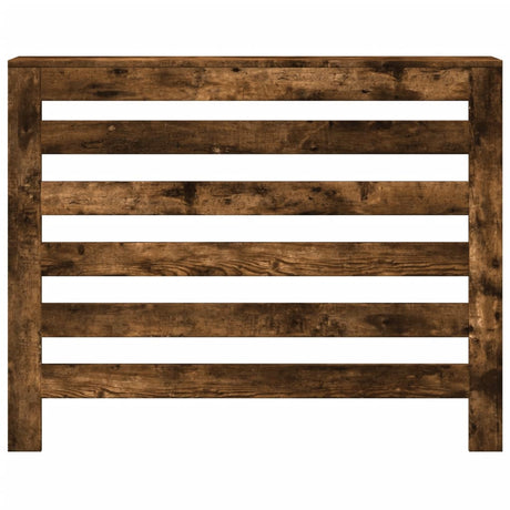 VidaXL Caisson de radiateur 104x20x82 cm bois d'ingénierie, chêne fumé