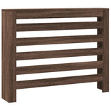 VidaXL Caisson de radiateur 104x20x82 cm bois d'ingénierie chêne brun