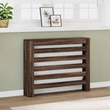VidaXL Caisson de radiateur 104x20x82 cm bois d'ingénierie chêne brun
